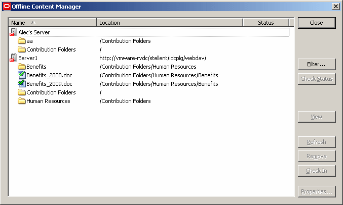 acess files from webdav client